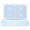 16x25x1 Air Filter 6-Pack, Pleated MERV 10 By Glasfloss -