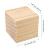 PINGEUI 70PCS 2 x 2 x 2 Inches Wooden Cubes,