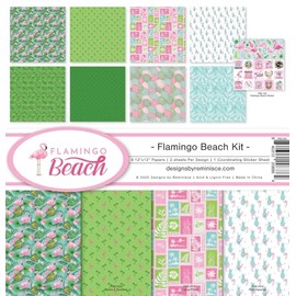 Reminisce Flamingo Beach Scrapbook Collection Kit