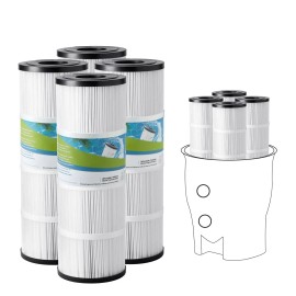 Hot Tub Spa Pool Filter Cartridge 4-Pack 80 Sq. Ft. Capacity Compatible with Pentair CCP320specification: 325 sqft², Number of Sets: 4 Pcs