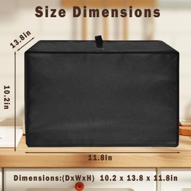 Air Fryer Cover for Ninja AF101,Triple-Layer Nylon + PVC + Heat Foil Custom Fit Dust Cover with Instant Vortex Plus 6QT XL & Chefman 4QT Air Fryers