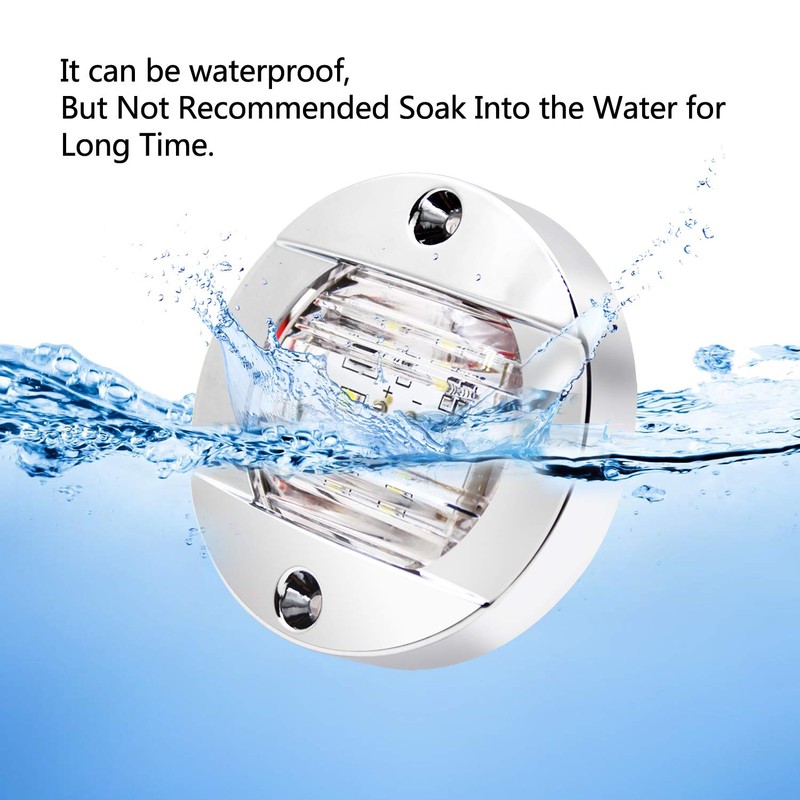 6 Pcs Marine Boat LED Cabin Deck Courtesy Light Stern