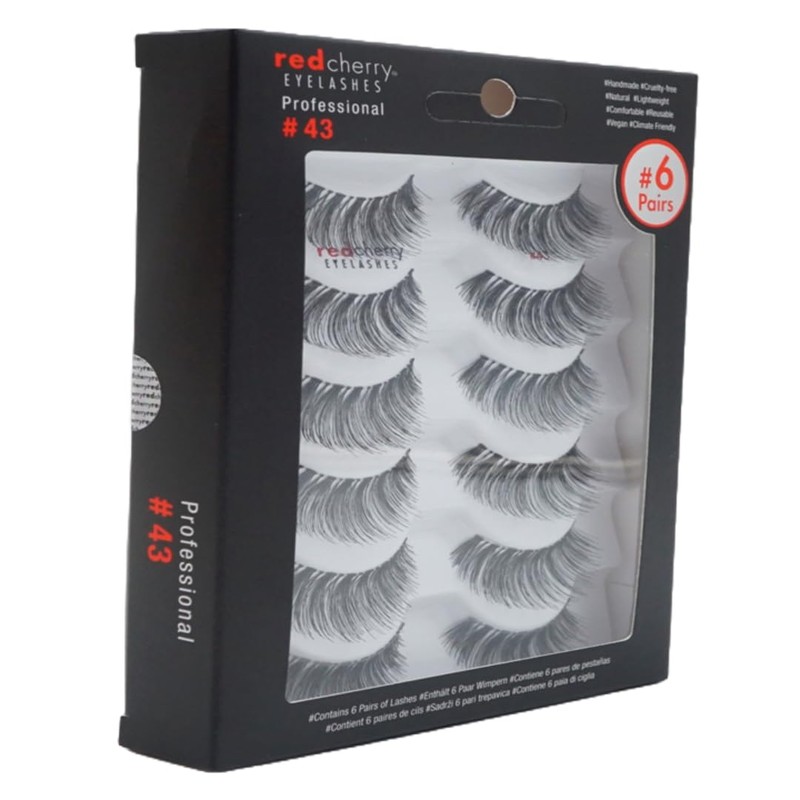Red Cherry Eyelashes # 43-12 Pairs