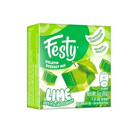 Festy Lemon Gelatin Dessert Mix, 3 oz