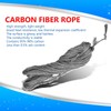 Carbon Fiber Graphite Rope Lightweight Conductive High Temperature Resistance Graphite