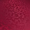 WedDecor 90" Round Damask Tablecloth Scrolled Leaves Pattern Seamless Circular
