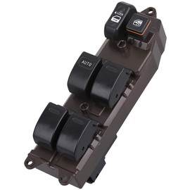 Obaee Master - Botón de control de interruptor de ventana de bloqueo de puerta compatible con Toyota Camry 2002-2006, Corolla/Matrix 2003-2008, Sienna 2004-2009, Tacoma y Scion xA/xB 2005-2007,