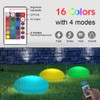 Blibly Solar Garden Lights Outdoor Glow Cobblestone Shape Lamp Garden