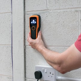 Hardys Stud Finder Wall Scanner & Electric Wire Detector | 5-in-1 Sensors - Pipes, Stud Detector, Live Wire Detector | Backlit Display and Calibration Alarm for Wood, Metal, Studs