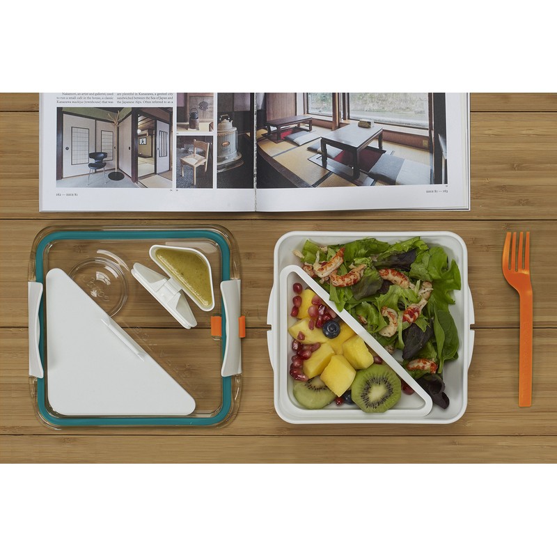 Black & Blum Lunch box - blanc et rose