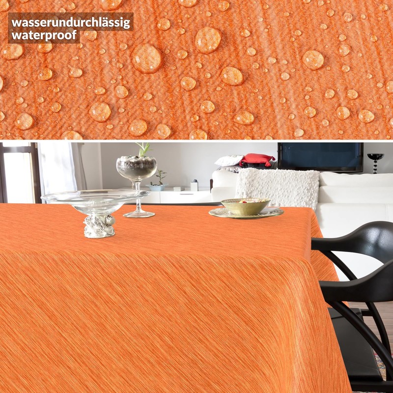 Washable Garden Tablecloth, Oilcloth, 100 x 140 cm, Cut Edge,