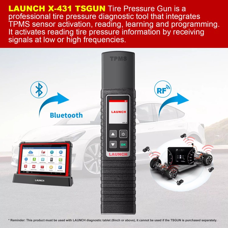 Launch X431 TSGUN TPMS Tire Pressure Detector Car TPMS Sensor
