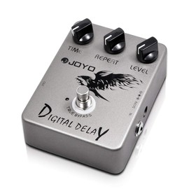 JOYO Digital Delay Effect Pedal for Electric Guitar and Bass Delay Time Range 25-600ms Sounds "Analog" Delay - True Bypass (JF-08)