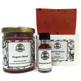 Dragons Blood Spell Kit Love Power Protection Purification Wiccan Pagan Hoodoo