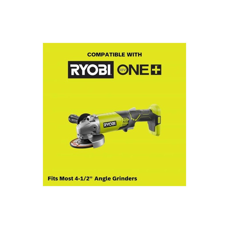 RYOBI 3 PC. 4-1/2"" Masonry Grinding Wheel Set, BLACK