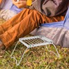 Fenteer Folding Campfire Grill Foldable Stove Stand Mini Portable Versatile