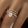Gold Rings That Don't Tarnish Gold Plated Cubic Zirconia Stackable