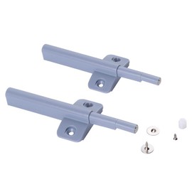 RICHSUM 2 Pack Heavy Duty Push to Open Door Catch with Powerful 48N Spring Release - Ideal for Large Wardrobe Closet, Kitchen Cabinet Door, Furniture Wardrobe Drawer
