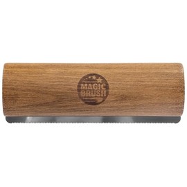 MagicBrush Fellfreund 3232479 - Spazzola Lunga per Cavalli, 20 x 6,8 x 3,5 cm, Legno, Denti in Acciaio Inox, 289 g, Supporta la Salute del Pelo, Facile da Pulire, Cavalli