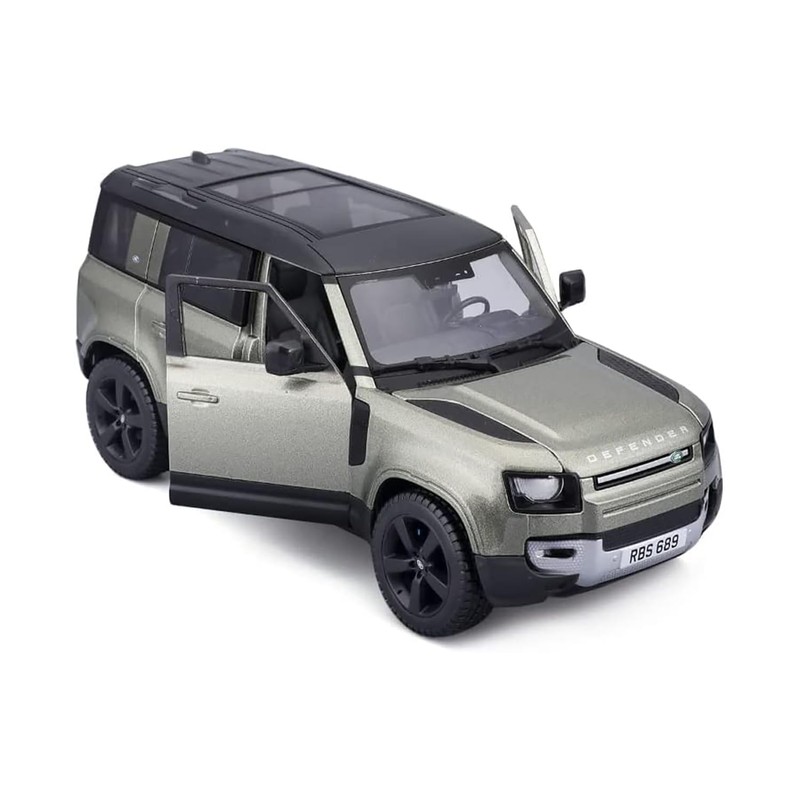Bburago Land Rover Defender 1:24 Scale Model Car Moving Doors