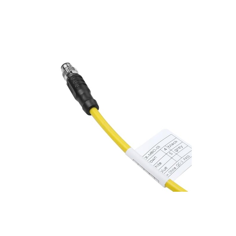 Alvin's Cables M8 5-Pin B-Code Male to Flying Lead I/O