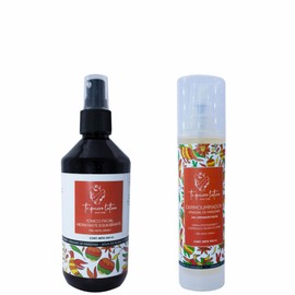 TQL | Kit Tonico Facial Hidratante + Dermolimpiador Facial | Equilibra el PH | Hidrata Revitaliza y Tonifica | Skin Care | Limpiador Facial | 240ml | 100ml |