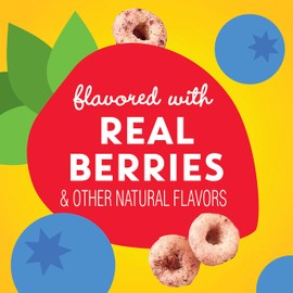 Very Berry Cheerios Cereal, Limited Edition Happy Heart Shapes, Heart Healthy Cereal with Whole Grain Oats, Large Size, 14.5 oz