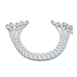 FBS Flag Loops Pack of 5 Flag Guide Rings for Flags, Flag Poles up to 100 mm Diameter, for Attaching Flags to Flagpole