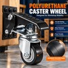 Retractable Workbench Caster Wheels for Heavy-Duty Tables – 4-Pack with