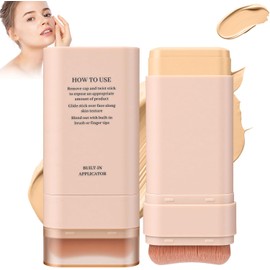 Maquillaje en Barra, Base en Barra con Brocha #1 Crema