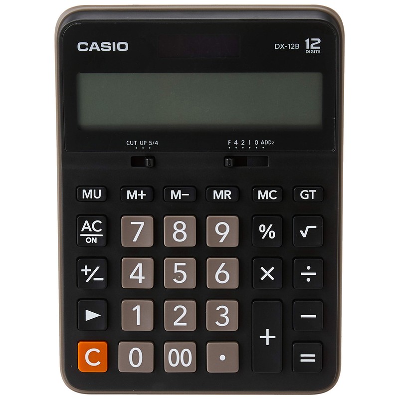 Casio DX-12B-BK-W-DC Calculadora