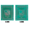 10 PCB 프로토 보드 SMD에서 DIP 어댑터 플레이트 변환기 TQFP