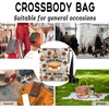 PLITI Camping Shoulder Bag, Funny Camping Gift, Camping Lover, Happy