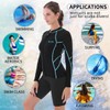 GoldFin Wetsuit Top Women, 2mm Wetsuits Jacket Long Sleeve Neoprene