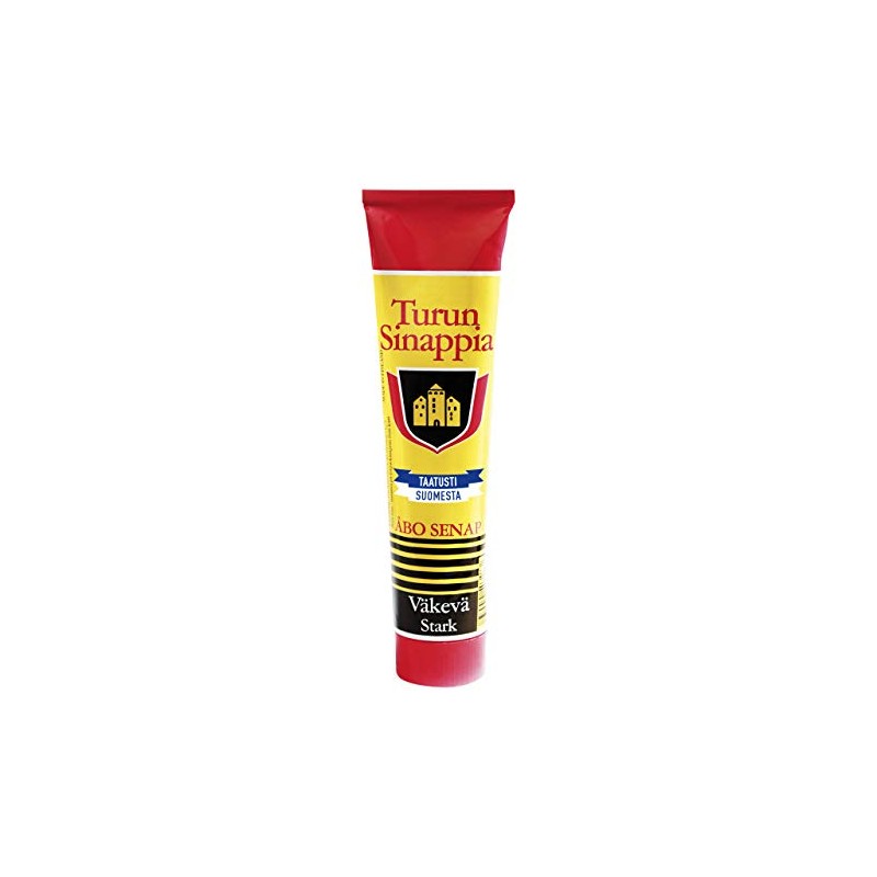 TURUN Strong Mustard 125g Turun Sinappi Väkeva