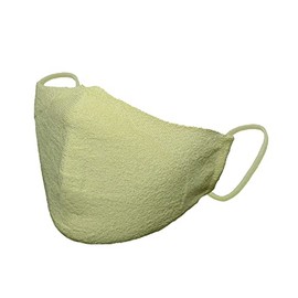 Washi Knit Mask, Made in Japan, Antibacterial Xylitol Treatment, Washable, Summer Mask (Green)