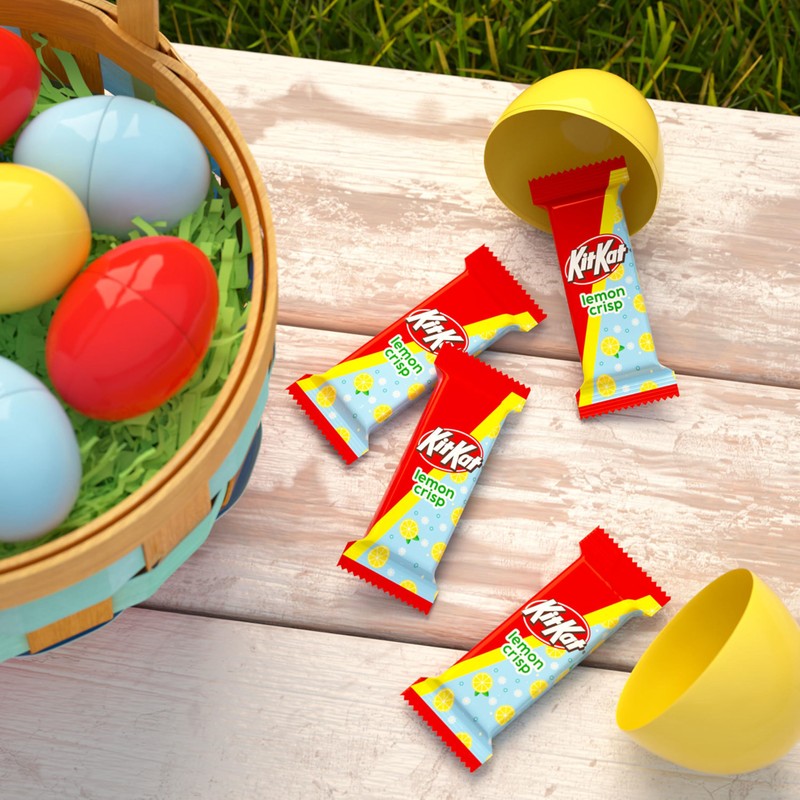 KIT KAT Miniatures Lemon Flavored Creme Wafer, Easter Candy Bag,