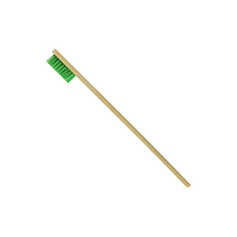Takagi Bamboo Handle Nylon Brush, Toothpick Shape, 3 Rows