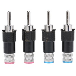 Preffair Banana Plugs HIFI Banana Speaker Plug Connectors for 10mm Diameter Cable