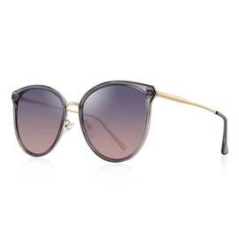 OLIEYE Vintage Polarized Cat eye sunglasses for Women Classic Oversized Cateye Sunglasses