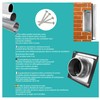 AIROPE Stainless Steel Ventilation Grille, Weather Protection Grille, 100 mm,