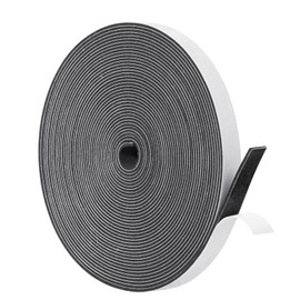 Yotache High Density Foam Tape Neoprene Weather Stripping 1/16 Inch Thick x (.50) 1/2 Inch Wide for Door Insulation, Soundproofing, Rattle, Total 33 Feet Long