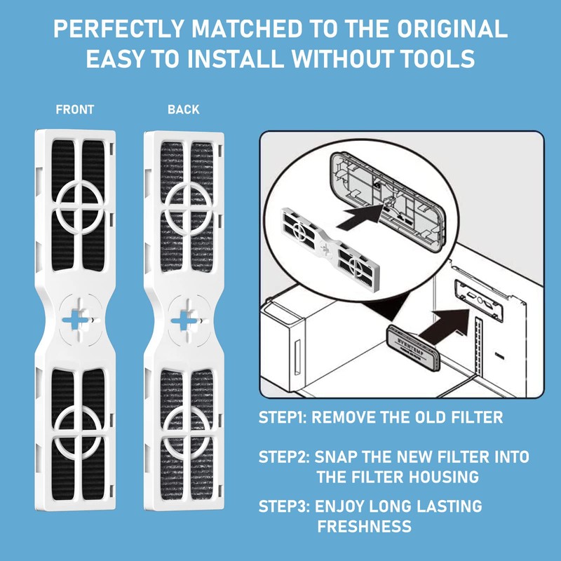 4-Pack FRGPAAF2 PureAir AF-2 Air Filters Replacement Compatible with Frigidaire