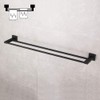 GERZWY 30-Inch Double Bathroom Towel Bar Stainless Steel Bath Towel