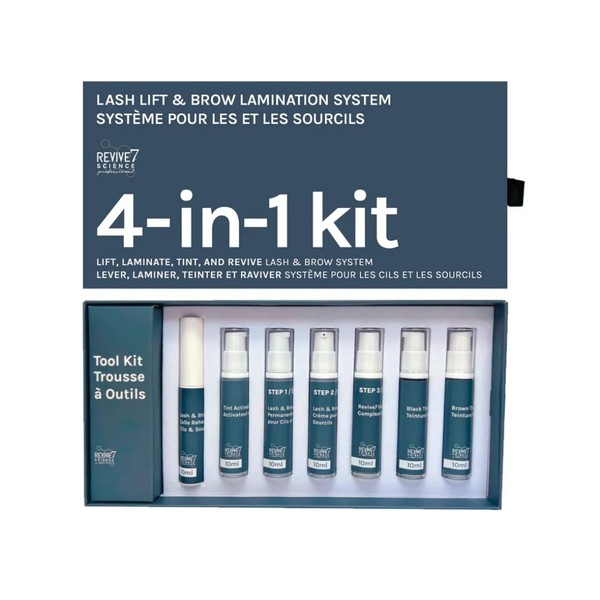 Revive7 Professional 4-in-1 Kit: Lash Lift, Brow Lamination, Tint &