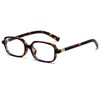 YouthMall Retro Rectangular Glasses for Women Trendy Narrow Square Eyeglasses