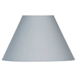 Soft Grey Cotton Coolie Shade
