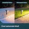 Linkind 60-Led Solar Spotlight for Outdoor Use, Warm White, 800