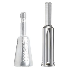 Kigauru 2Pcs Wire Twisting Tool 6mm Hex Shank Fast Electrical Impact Wire Twisting Tools Wire Stripper and Twister 2-5 Way 1.5-6.0 Square Millimeter for Electricians Wire Stripping Power Accessories