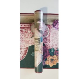 Shelbourne Decorative Dishware Flowers Multi Color Wallpaper Border by Shelbourne